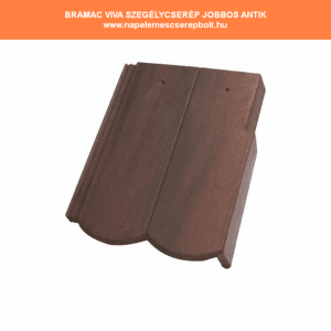 BRAMAC VIVA ANTIK SZEGÉLYCSERÉP JOBBOS