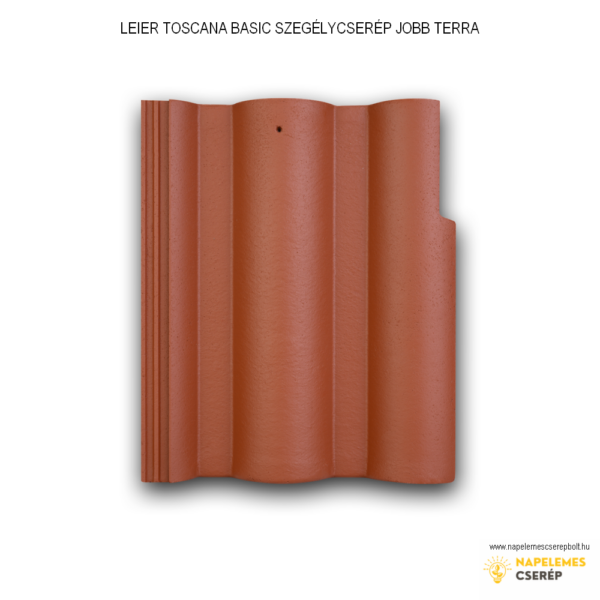 LEIER TOSCANA BASIC TERRA SZEGÉLYCSERÉP JOBBOS ÉS BALOS - Image 2