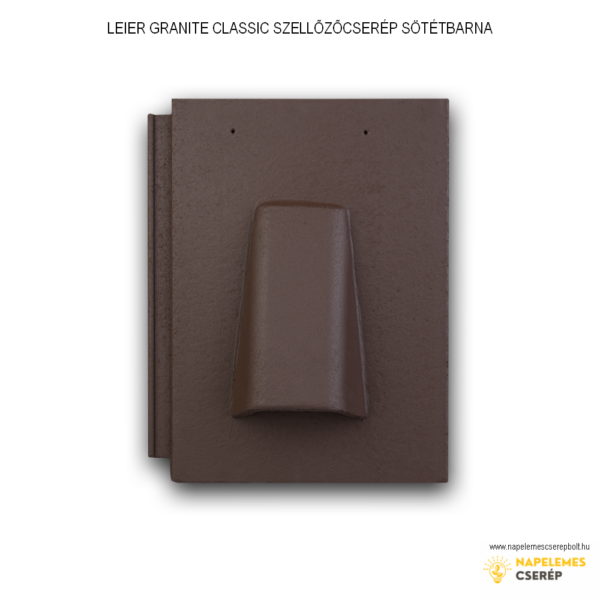 LEIER GRANITE CLASSIC SZELLŐZŐCSERÉP KUPAKKAL - Image 2