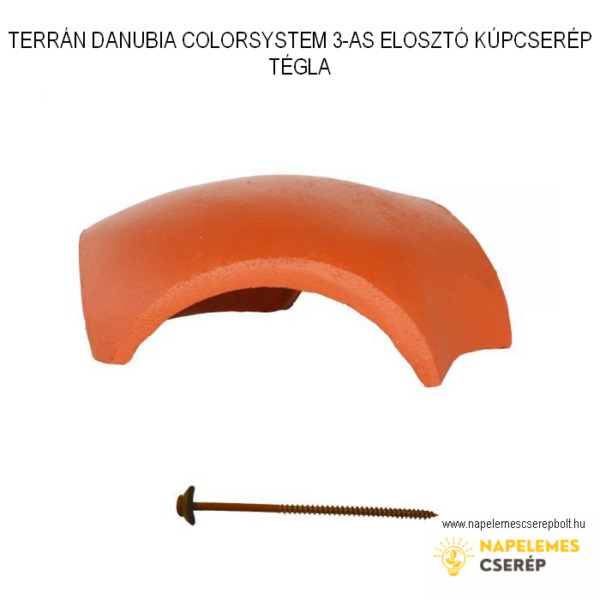 TERRÁN DANUBIA COLORSYSTEM 3-AS ELOSZTÓ KÚPCSERÉP - Image 2